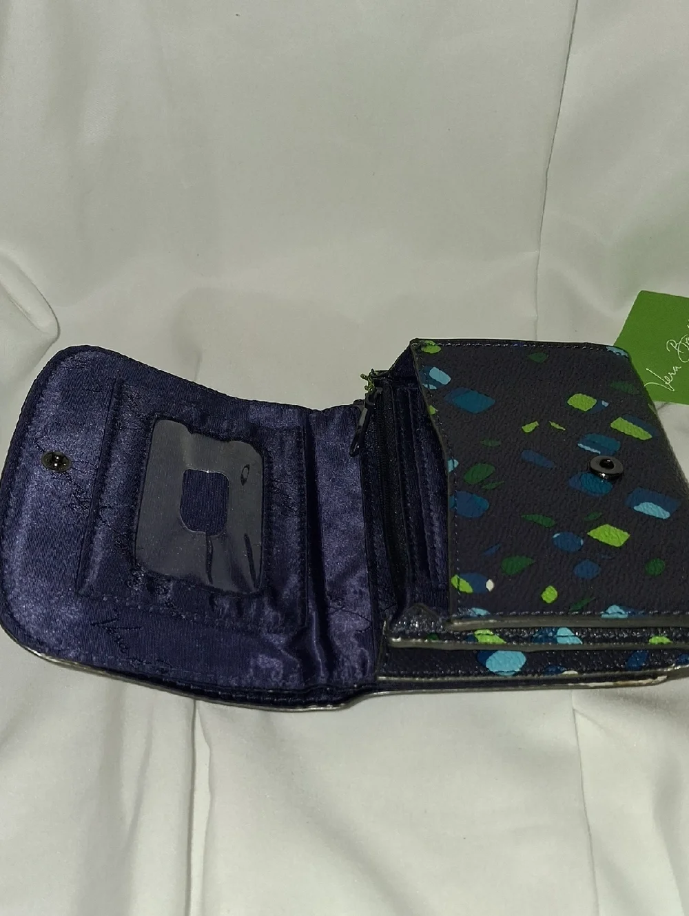 Vera Bradley Ink Spots Petite Wallet - Picture 5 of 5
